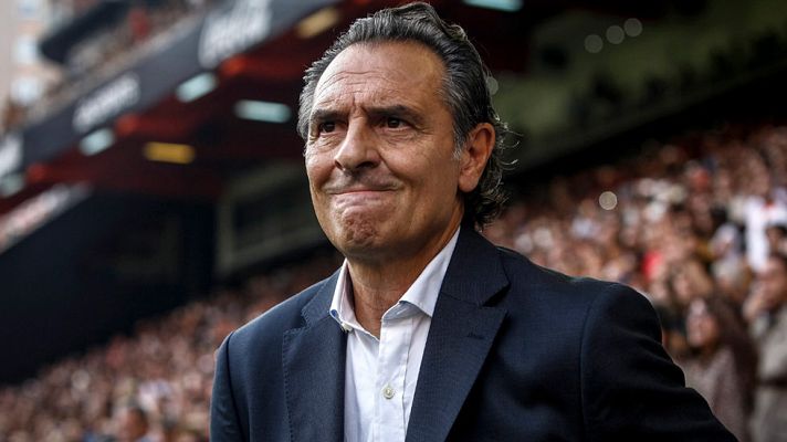 Telediario 1 - Prandelli dimite y el Valencia expresa su sorpresa por la decisión
