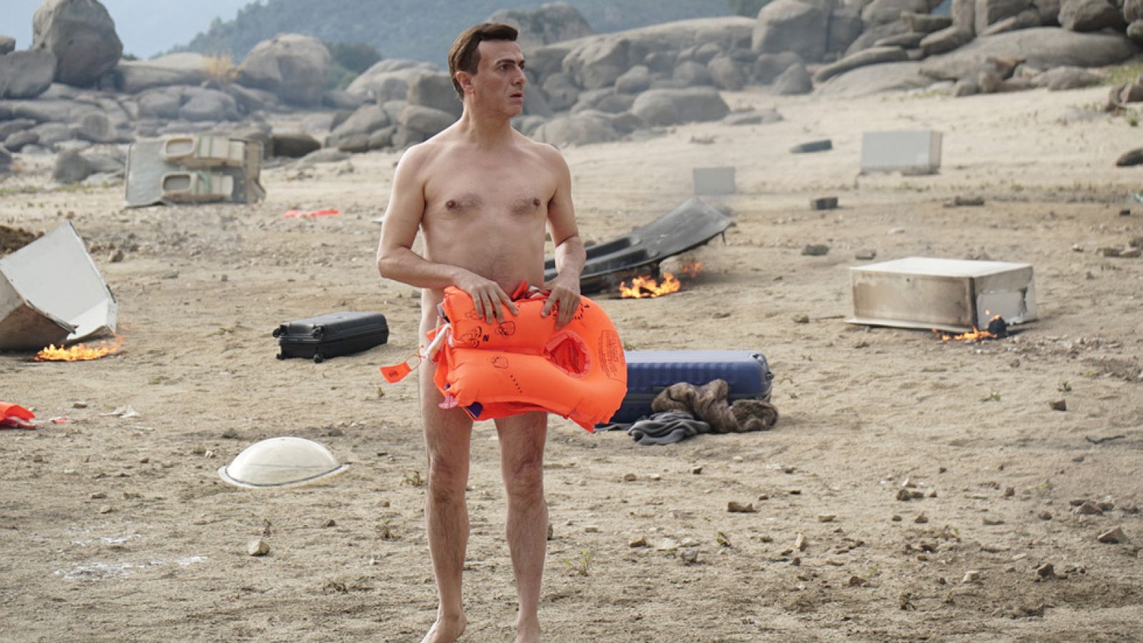 Rajoy, Iglesias, Sanchez y Rivera sufren un accidente de avión