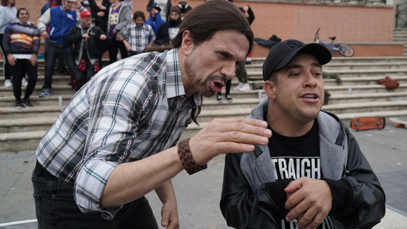 El rap de Pablo Iglesias y el Langui