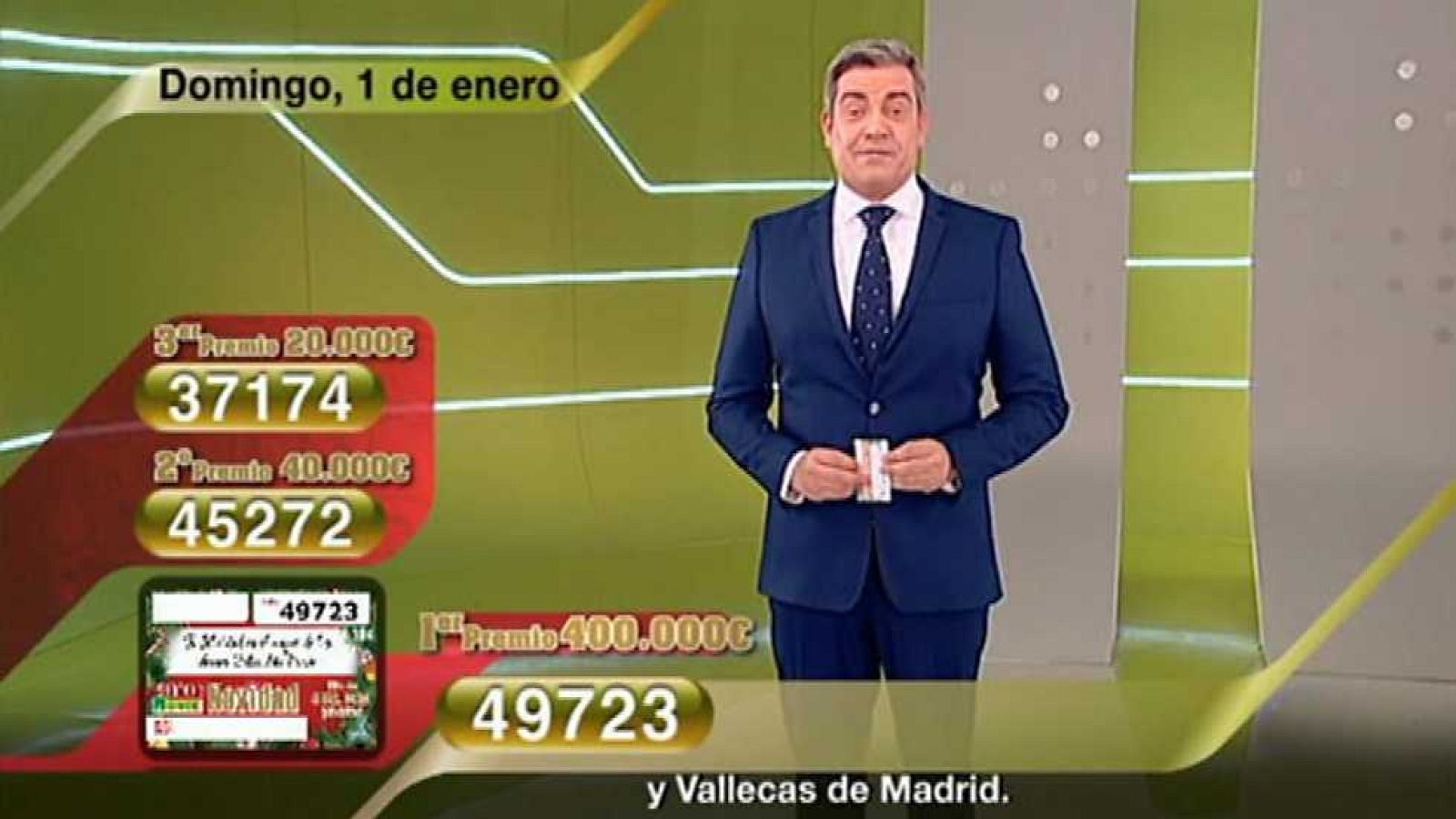 Sorteo de la ONCE - 01/01/17 - ver ahora