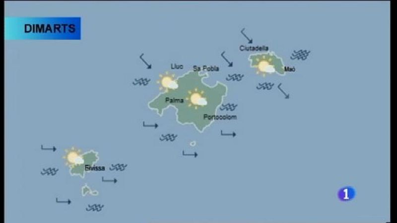 El temps a les Illes Balears - 02/01/17