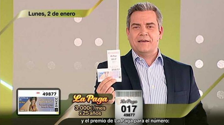 Sorteos ONCE - Sorteo ONCE - 02/01/17