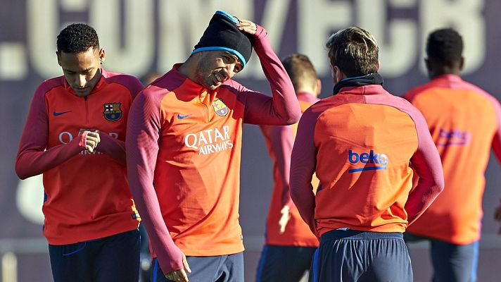 Telediario 1 - Messi, Suárez, Neymar y Mascherano se incorporan a los entrenamientos