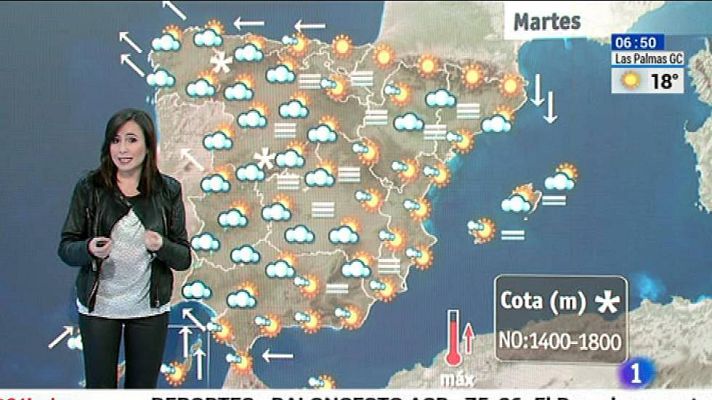 El tiempo - Suben ligeramente las temperaturas nocturnas aunque se mantienen las heladas