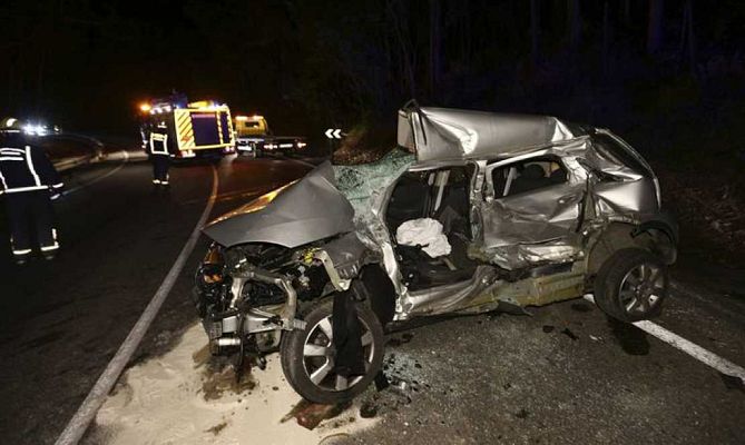 Telediario 1 - El 2016 cierra con 1.160 muertos en las carreteras y rompe una tendencia a la baja mantenida desde 2003