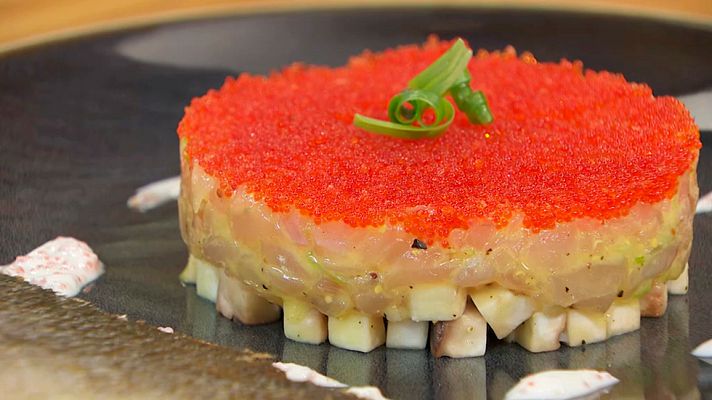 RTVE Cocina - Tartar de lubina con boletus