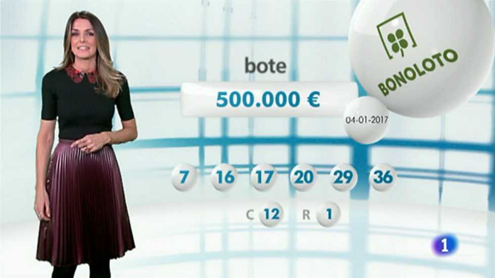 Bonoloto - 04/01/17 - ver ahora