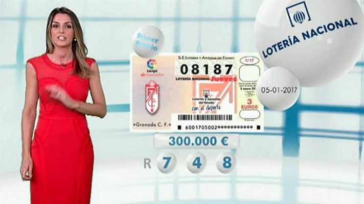 Loterías - Lotería Nacional + La Primitiva + Bonoloto - 05/01/17
