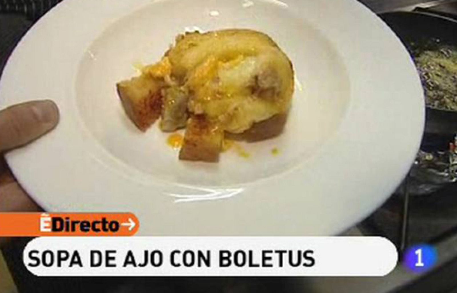 España Directo - Sopa de ajo con boletus - RTVE Cocina | Ver