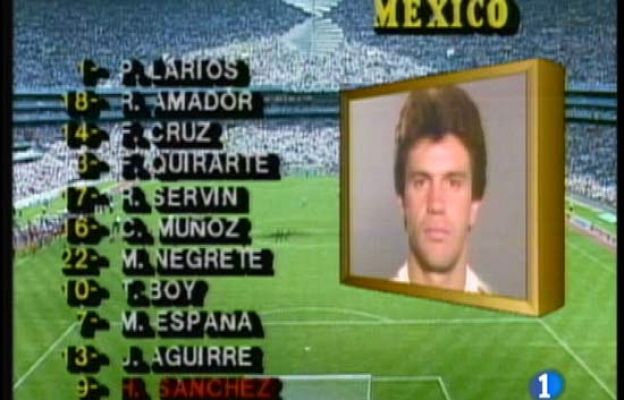 Club de fútbol - Aguirre y Hugo Sánchez en México 86