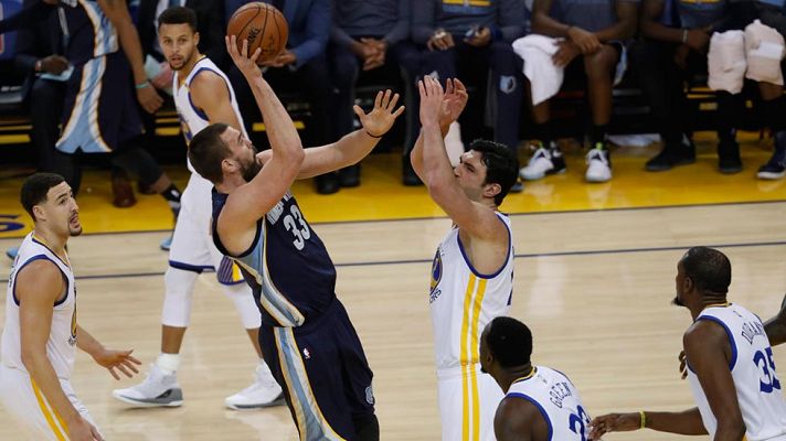 Telediario 1 - Marc Gasol protagoniza la remontada de los Grizzlies ante los Warriors
