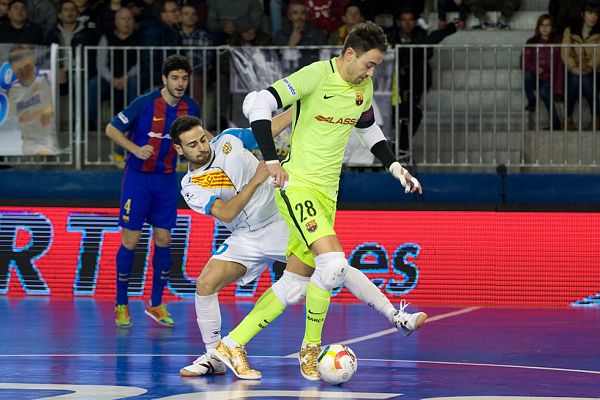  - LNFS, jornada 14. Catgas Energía - FC Barcelona Lassa 3-4. Resumen