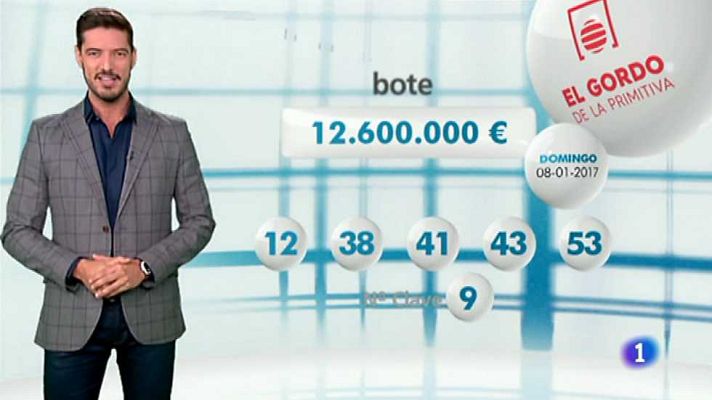 Loterías - El Gordo de la Primitiva - 08/01/17