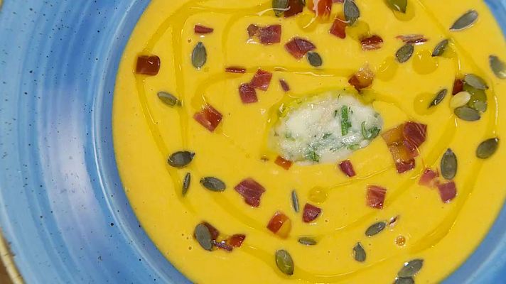RTVE Cocina - Crema de calabaza y queso