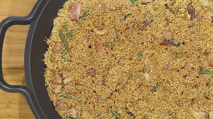 RTVE Cocina - Paella de quinoa