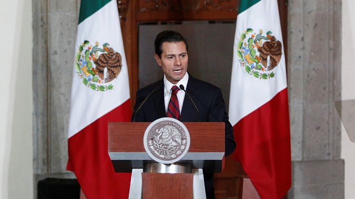 Telediario 1 - Peña Nieto reitera que México no pagará el muro con EE.UU.