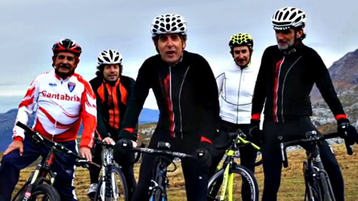 Vuelta ciclista a España - Perico, Freire y Revilla en lo alto de Los Machucos