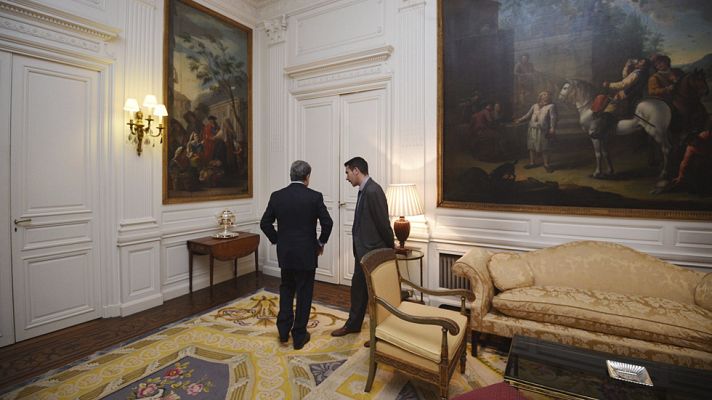 Telediario 1 - PSOE, Podemos y Ciudadanos celebran la marcha de Trillo aunque sea tarde