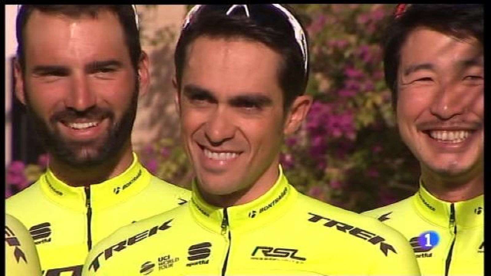 Contador estrena equip, mallot i bicicleta a les carreteres de Mallorca