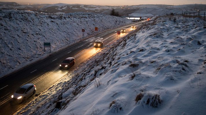 Telediario 1 - El temporal de frío se recrudece en Europa y crece el número de muertos
