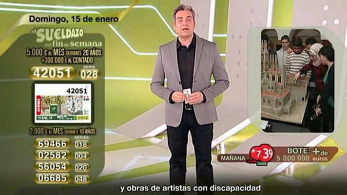 Sorteos ONCE - Sorteo ONCE - 15/01/17