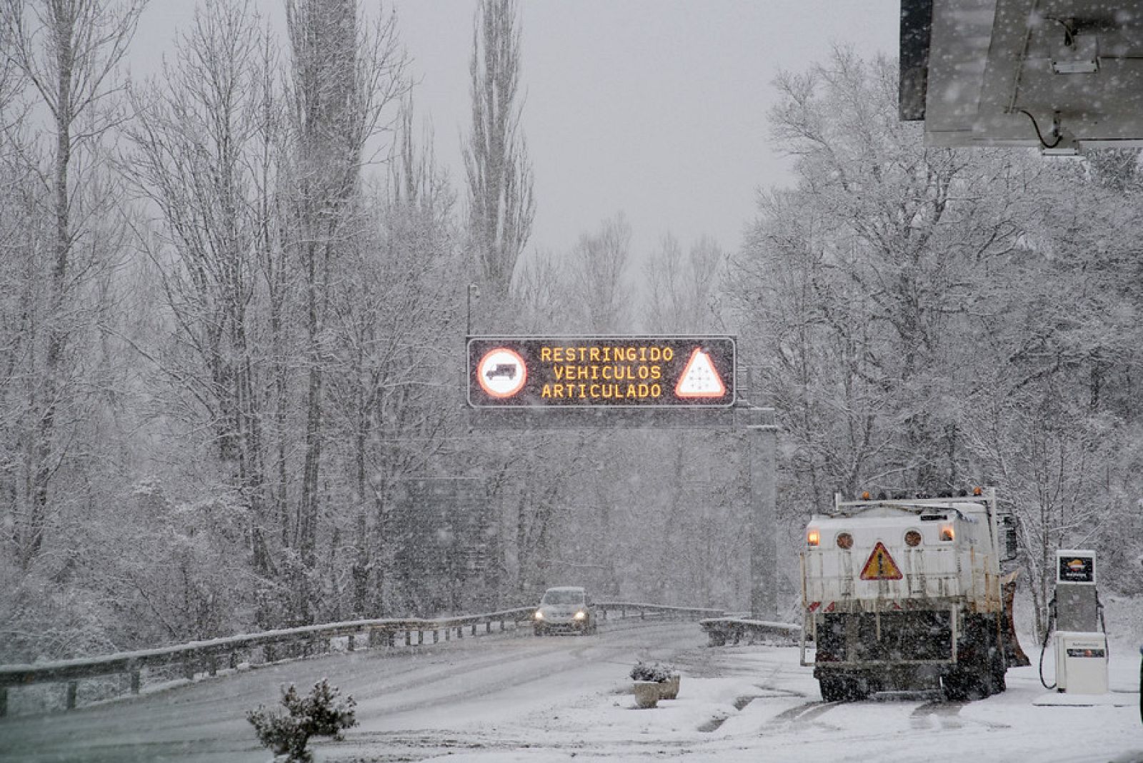 Alerta por frío y nieve en España
