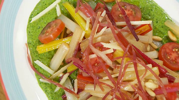 RTVE Cocina - Acelgas con pesto