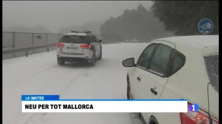 Informatiu Balear - Arriba la primera gran nevada de l'hivern