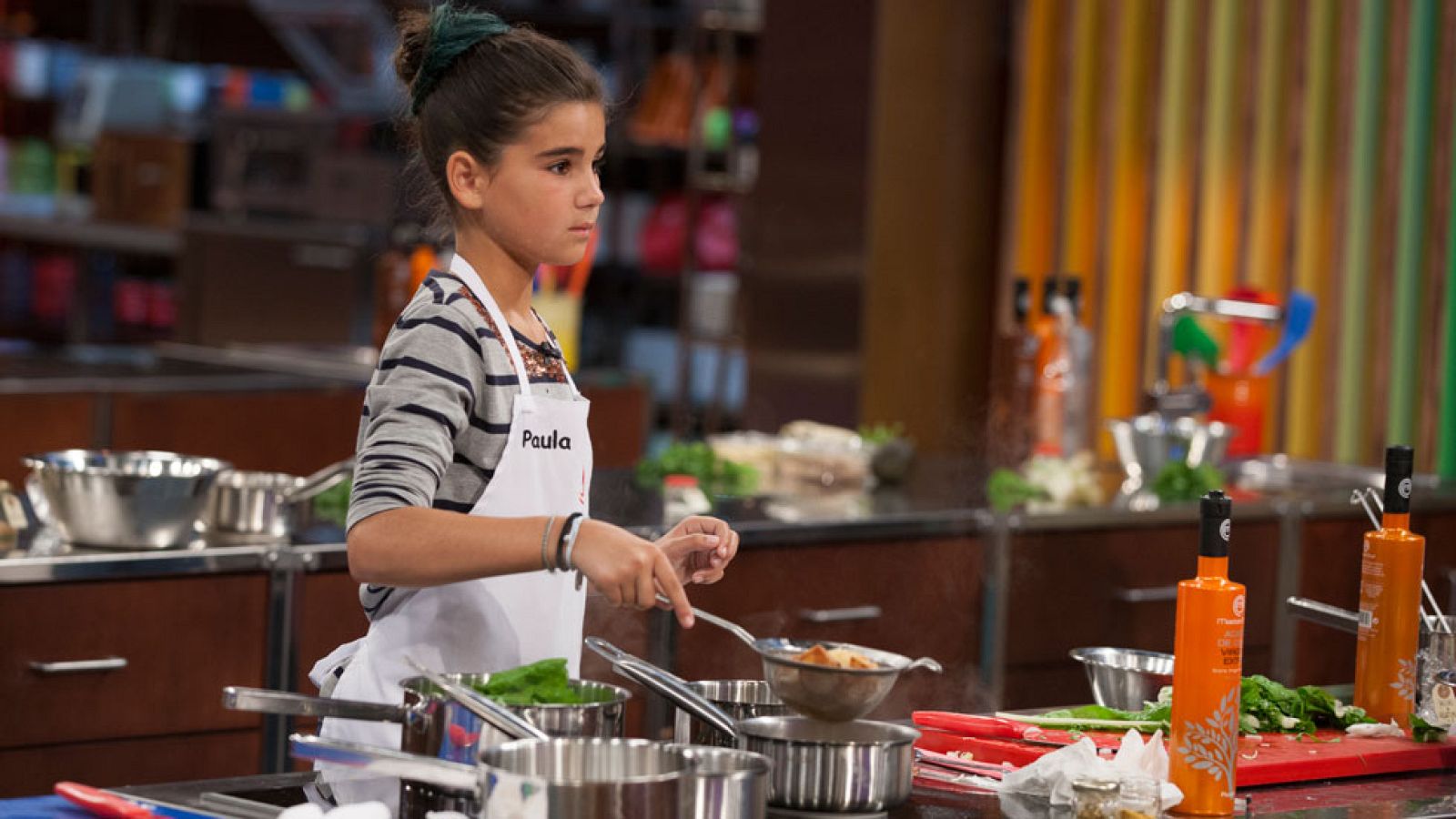 MasterChef Junior 4 - Paula lucha con el plato de Quique Dacosta | Ver