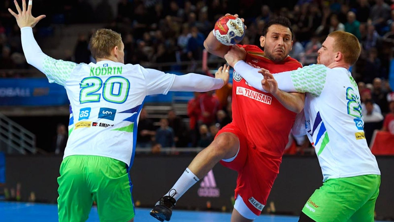 Mundial de balonmano. Túnez, cerca de la victoria ante Eslovenia | Ver