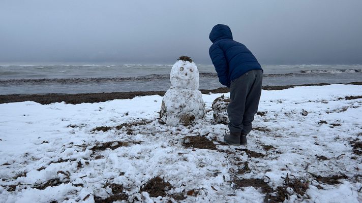 El tiempo - Alertas por nieve en el sudeste de la Península