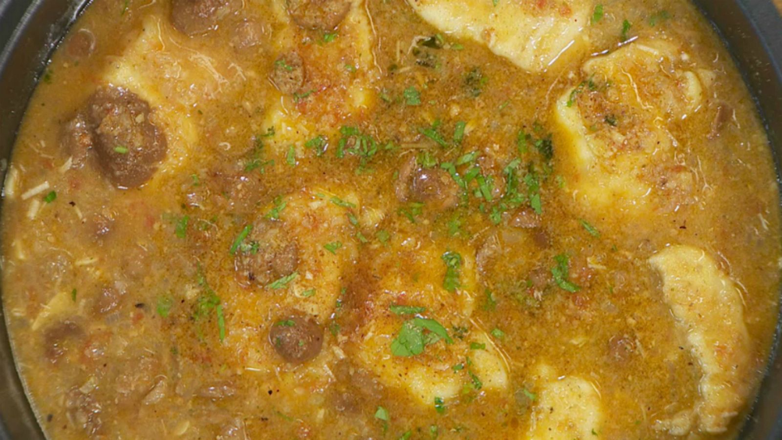 Torres en la cocina - Fricandó de rape con setas