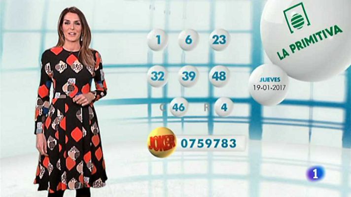Loterías - Lotería Nacional + La Primitiva + Bonoloto - 19/01/17