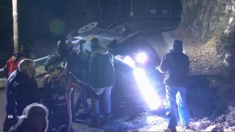 Muere un espectador español durante la primera especial del Rally de Montecarlo | Ver