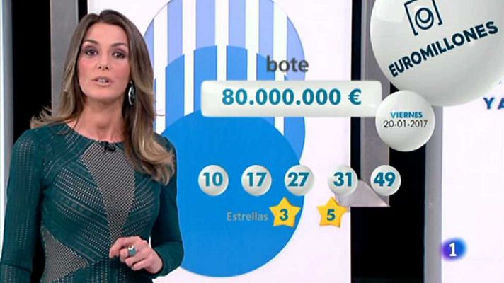 Loterías - Lotería Nacional + La Primitiva + Bonoloto - 20/01/17