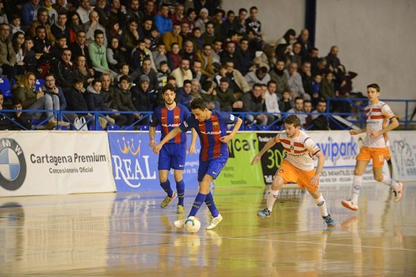  - LNFS, jornada 17. P.Romero Cartagena - FC Barcelona Lassa 1 - 3. Resumen