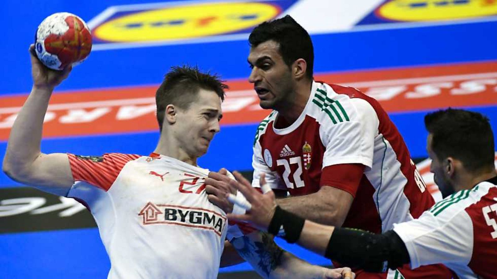Balonmano - Campeonato del Mundo Masculino 1/8 Final:  Hungría-Dinamarca - ver ahora