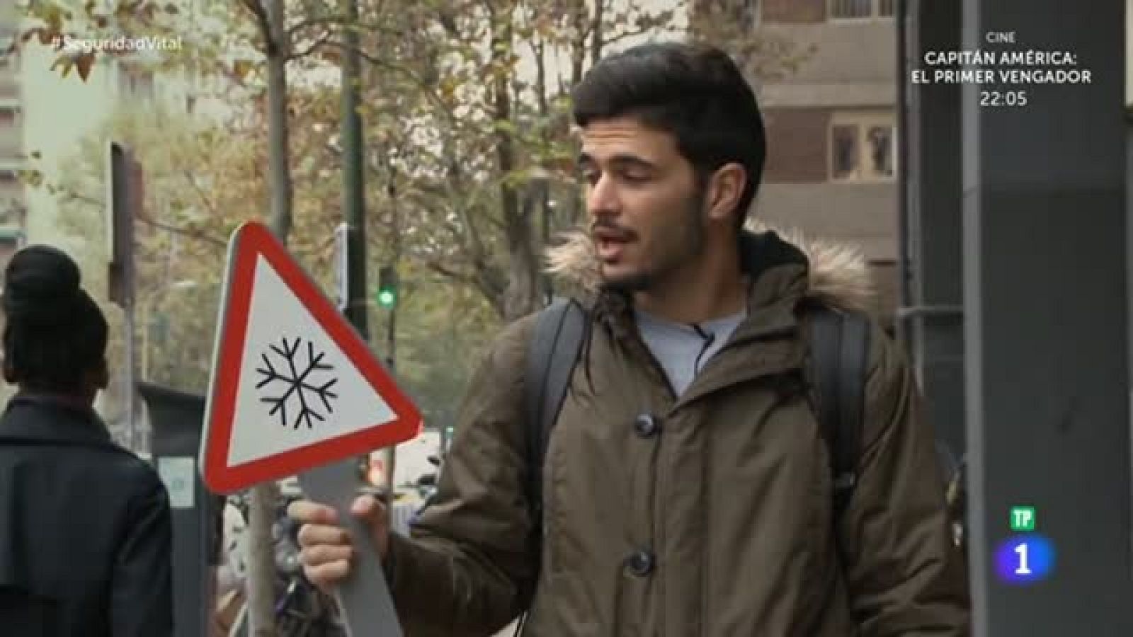 'Señal' - Pavimento deslizante por hielo o nieve