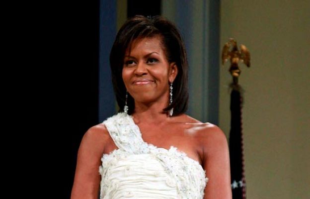  - Michelle Obama deslumbra
