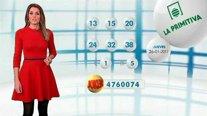 Loterías - Lotería Nacional + La Primitiva + Bonoloto - 26/01/17