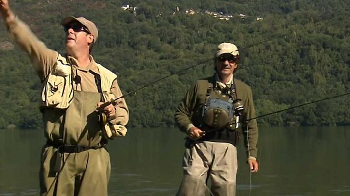 Jara y sedal - Tres amigos en el lago