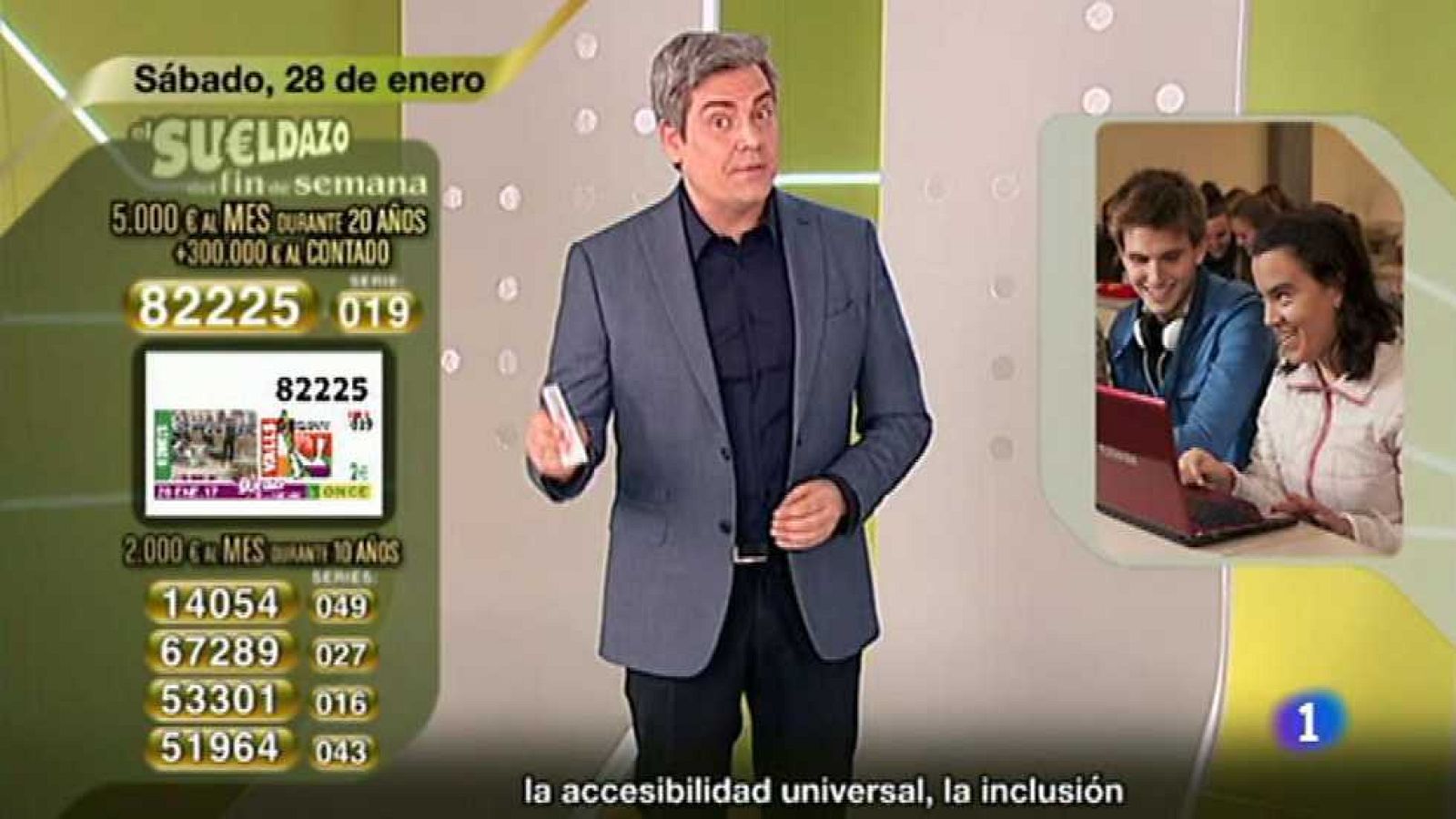 Sorteo ONCE - 28/01/17 - ver ahora