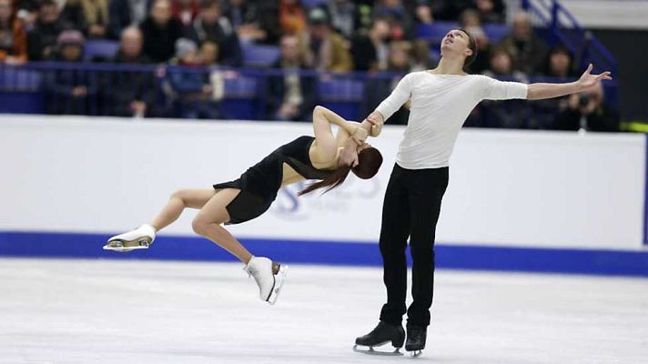 Patinaje sobre hielo - Campeonato de Europa. Programa Danza Libre