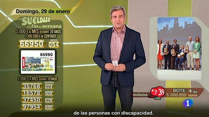 Sorteos ONCE - Sorteo ONCE - 29/01/17