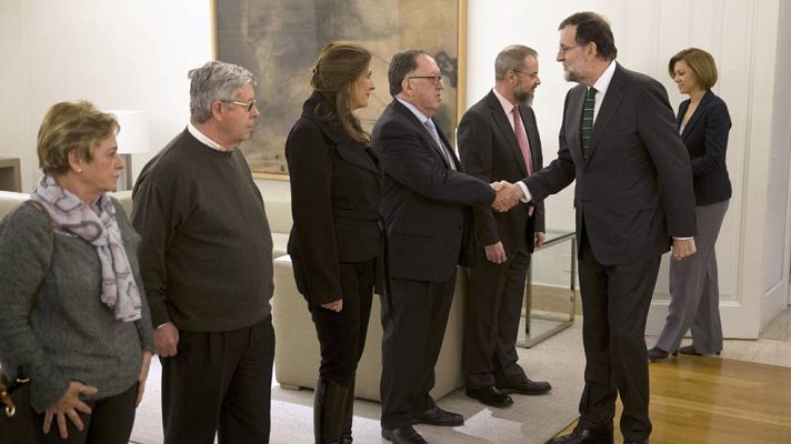 Informativo 24h - Rajoy dice que la reunión con los familiares de las víctimas del Yak 42 ha sido "franca"