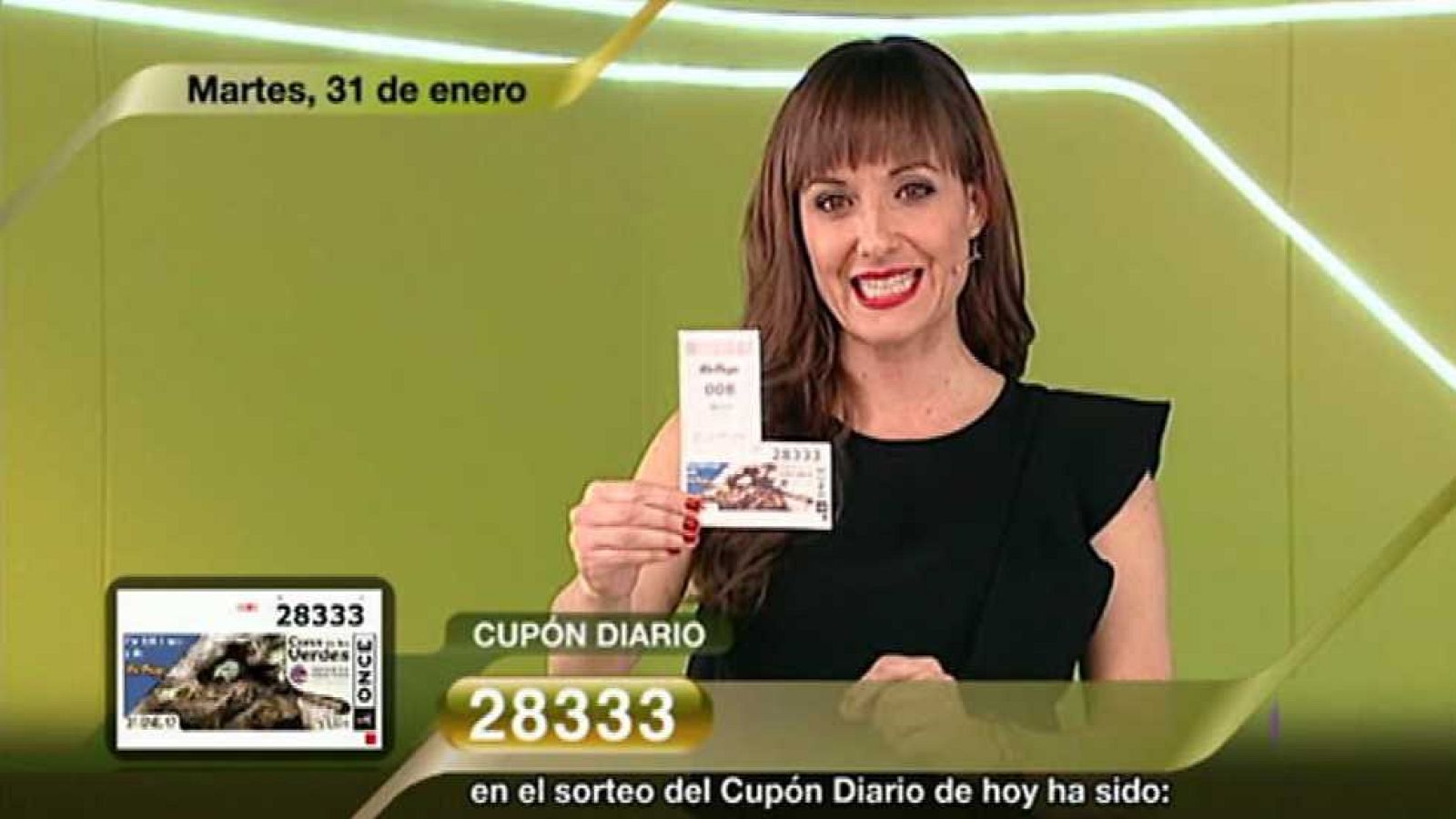 Sorteo ONCE - 31/01/17 - ver ahora