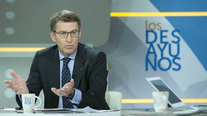 Los desayunos - Alberto Núñez Feijóo y Josu Erkoreka