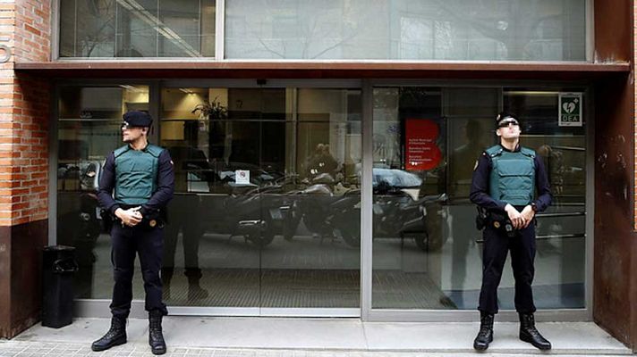 Telediario 1 - Nueva operación de la Guardia Civil contra la supuesta financiación ilegal de Convergència