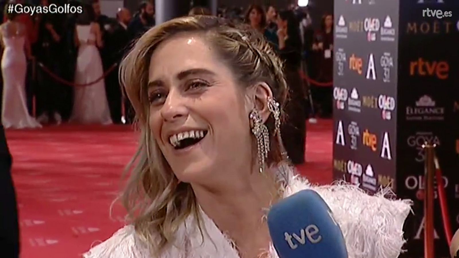 Goyas Golfos 2017 - María León: "¡Qué caigan todos los kikis que sean posibles!"