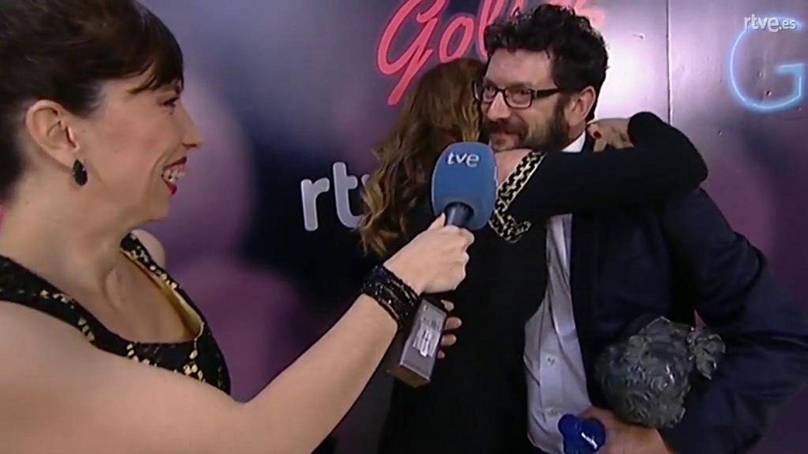 Goyas Golfos 2017 - Un emocionado Manolo Solo agradece a sus padres el Goya